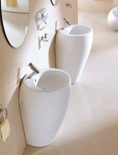 Раковина  CeramaLux 1001 белая  52.5 см